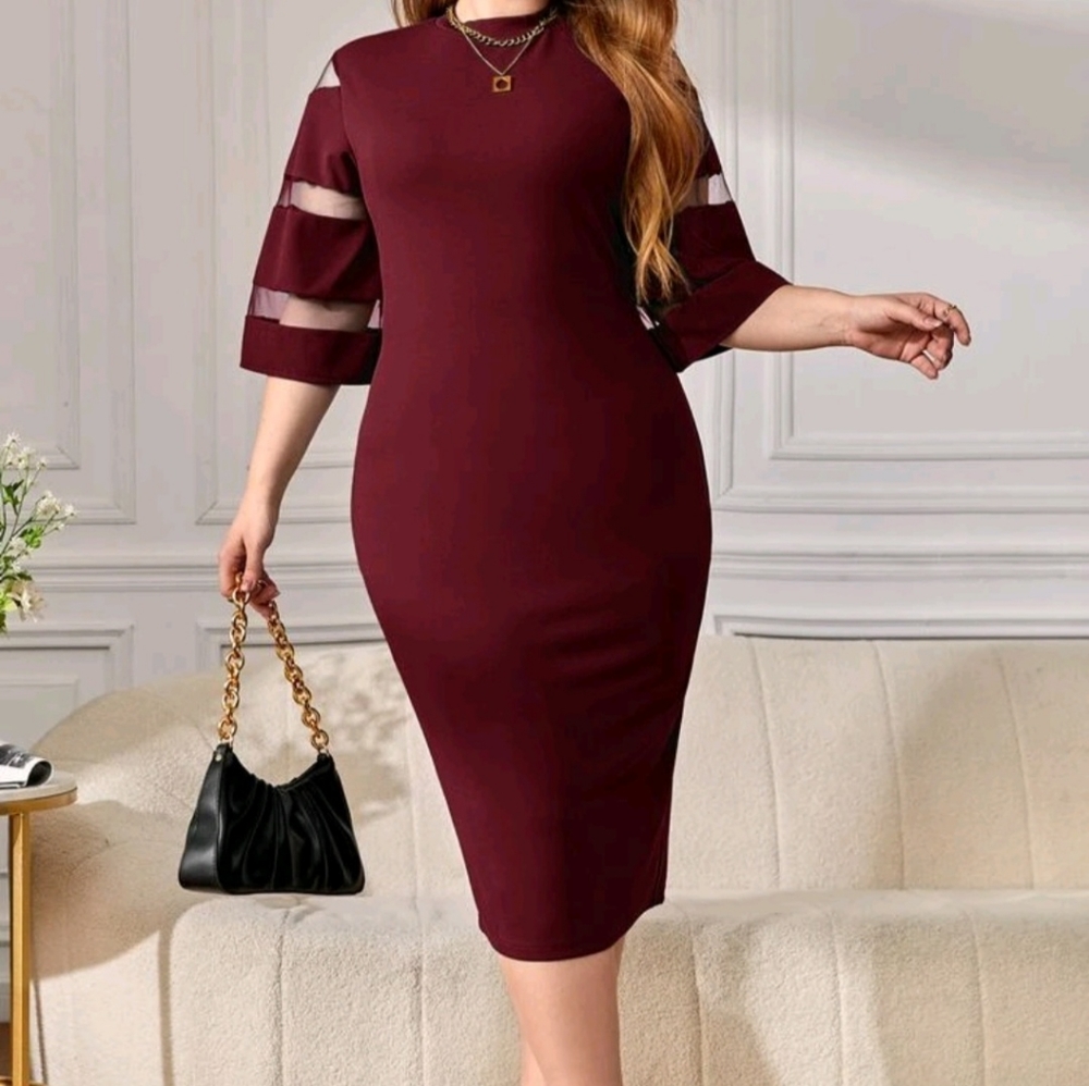 SHEIN Clasi Plus Mock Neck